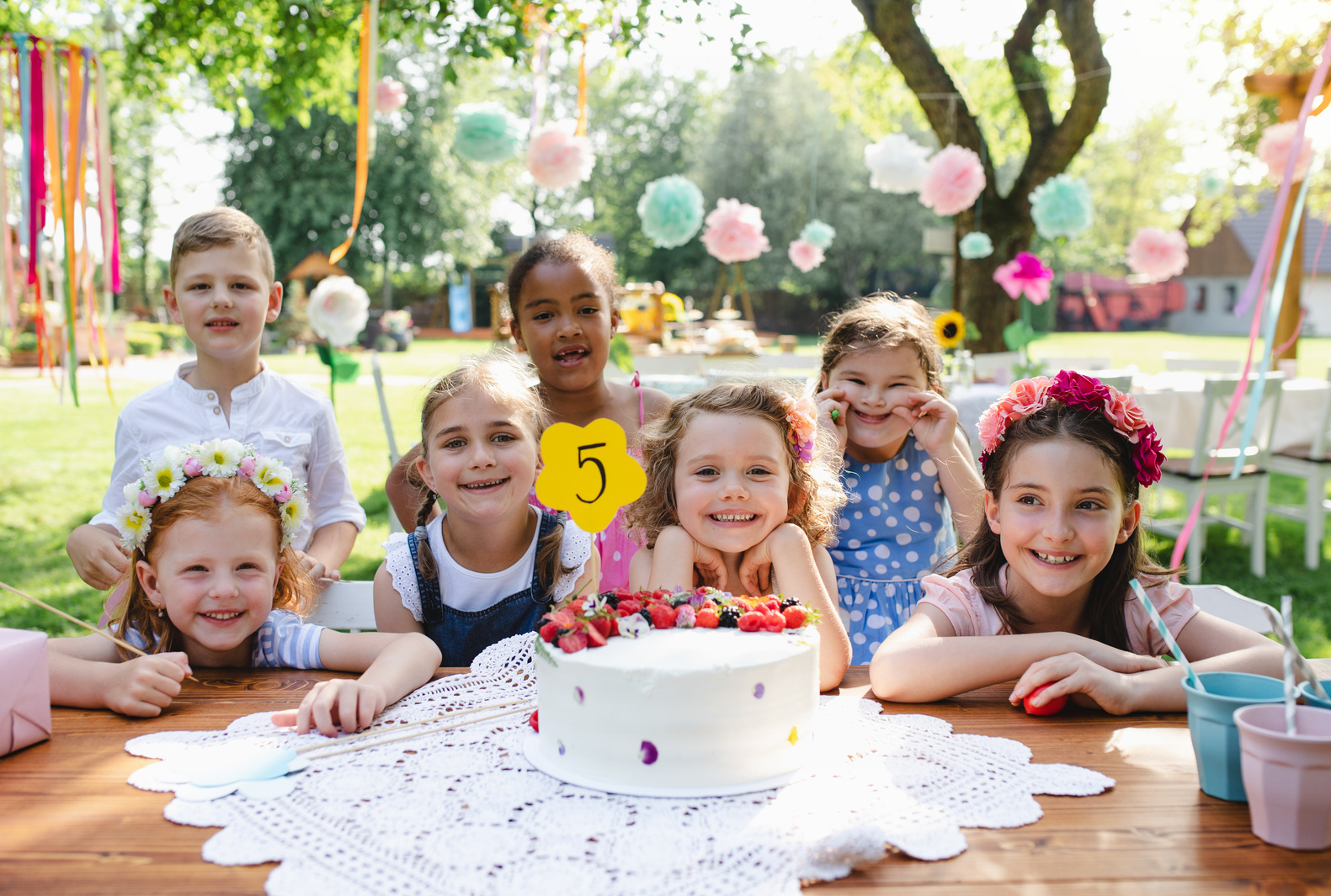 Kids Birthday Party in Garden